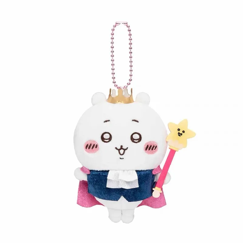 Jhiikawas Fairy Tale Prince  Princess Series Plush Keychain Cute Usagi Hachiware Jiikawa Anime Pendant Kawaii Bag Charm for Fans - view 6