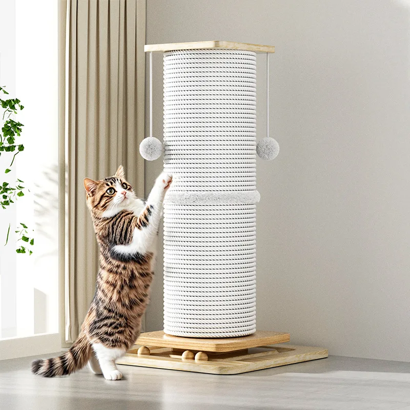 

Cat scratching board Extra large vertical sisal cat scratching column Wear-resistant and non-crumb claw board Cat climbing f