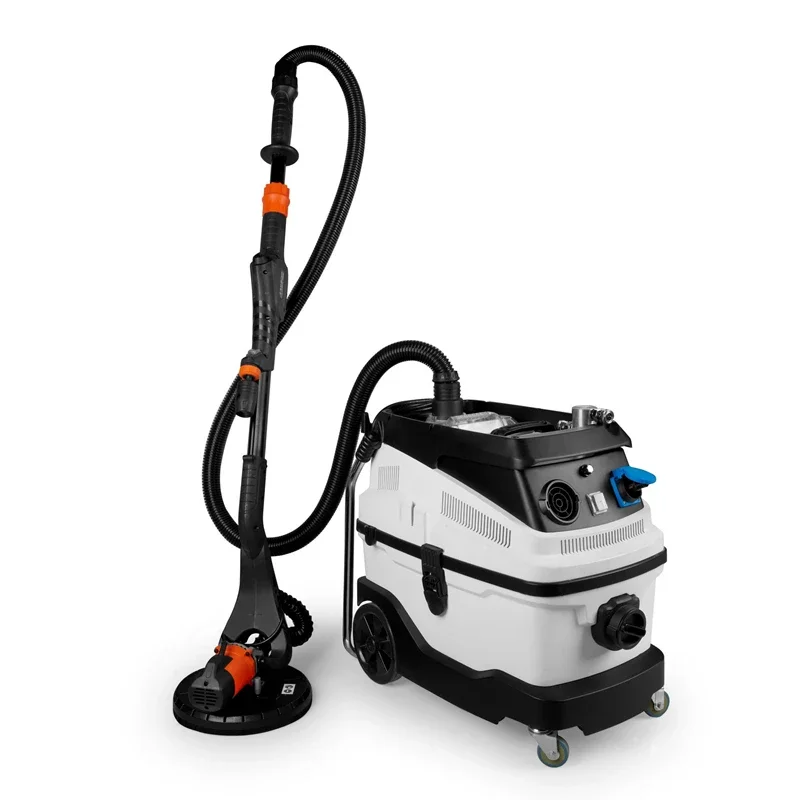 

Dust-free Gypsum Sanding Machine Electric Dry Grinding Dust Extraction System Drywall Sander with Vacuum Cleaner Set