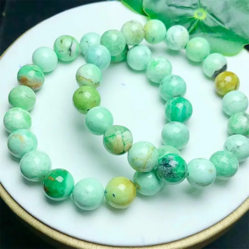 10MM Natural Phosphophyllite Bracelet Fashion Gemstone Jewelry Reiki Healing Fengshui Gift For Women 1pcs