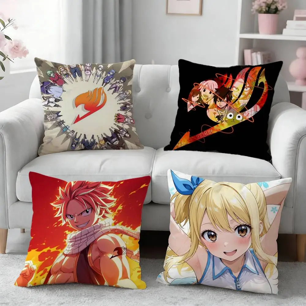 

Fairy Tail Anime Pillow Case Cushion Cover Throw Pillow Case For Car Sofa