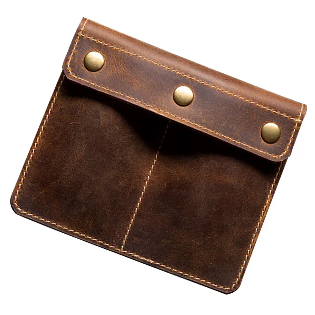 

2-Slot Watch Holder Portable Vintage Case Couple Organizer Cowhide Travel Storage Box Couple Watch Box