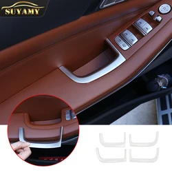 For BMW X5 G05 X7 G07 2019-2022 ABS Chrome Car Door Bowl Armrest Panel Storage Box Frame Cover Trim Auto Interior Accessories