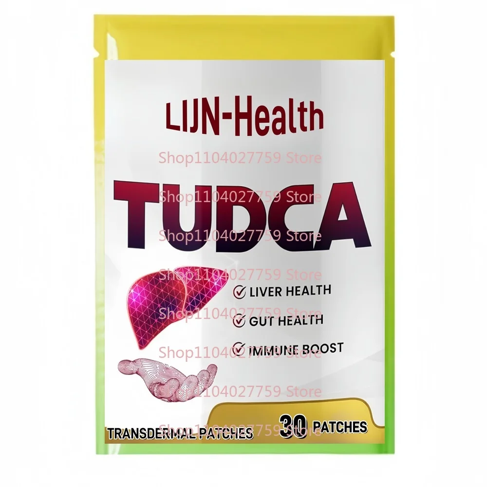 30 remendos patchs transdermicos de ácido tauroursodeoxicólico puro suporte biliar TUDCA e alternativa de enzima digestiva