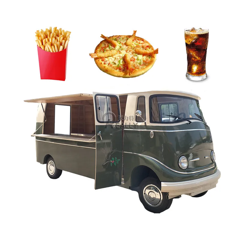 Airstream Electric Food Trucks for Sale in USA Pizza Trailer Coffee Bar Burger Van Catering Trailer Fully Equipped Restaurant