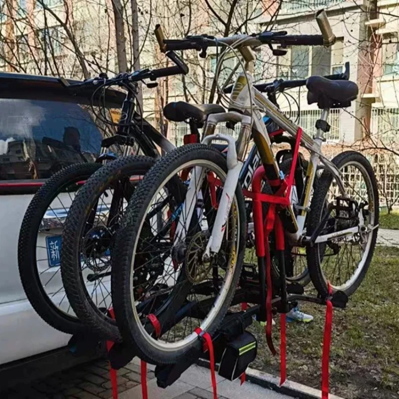 Cars Rear Hanging Bicycle Frame Fixed Bicycles Frames Outdoor Riding Rear Support Bike Equipment Portable Removable Accessories