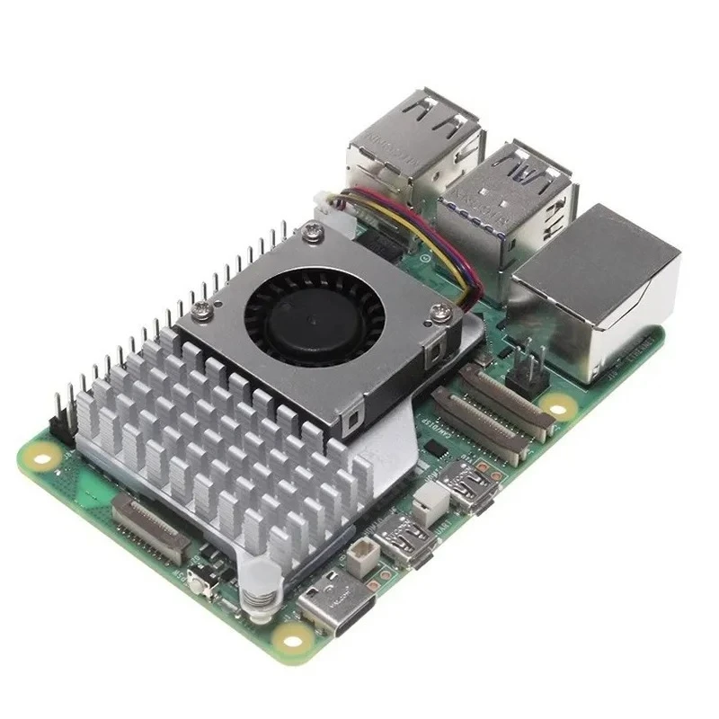 for Cooler Heatsink with Fan for Pi5 Generation 5 Radiator Cooling System