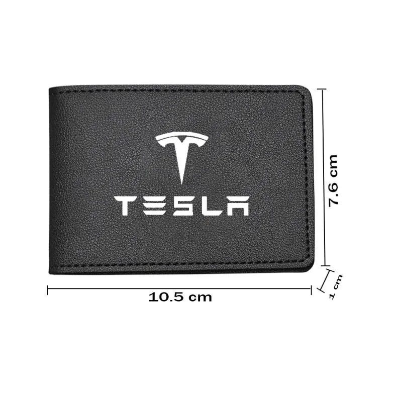 Pu Leather Driver License Holder On Cover For Car Driving Pass Certificate Folder Wallet for Tesla model 3 Y X S Accessories