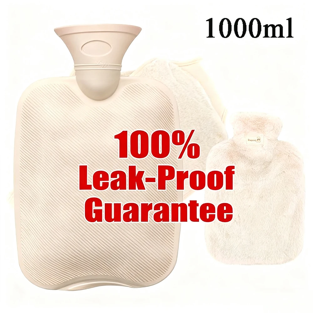 Gürtel Winter Hand Fuß Bauch Wärmer Wiederverwendbare PVC Wärmbeutel Beutel 1000/2000ML Wärmflasche Heißer Beutel für Schmerzlinderung