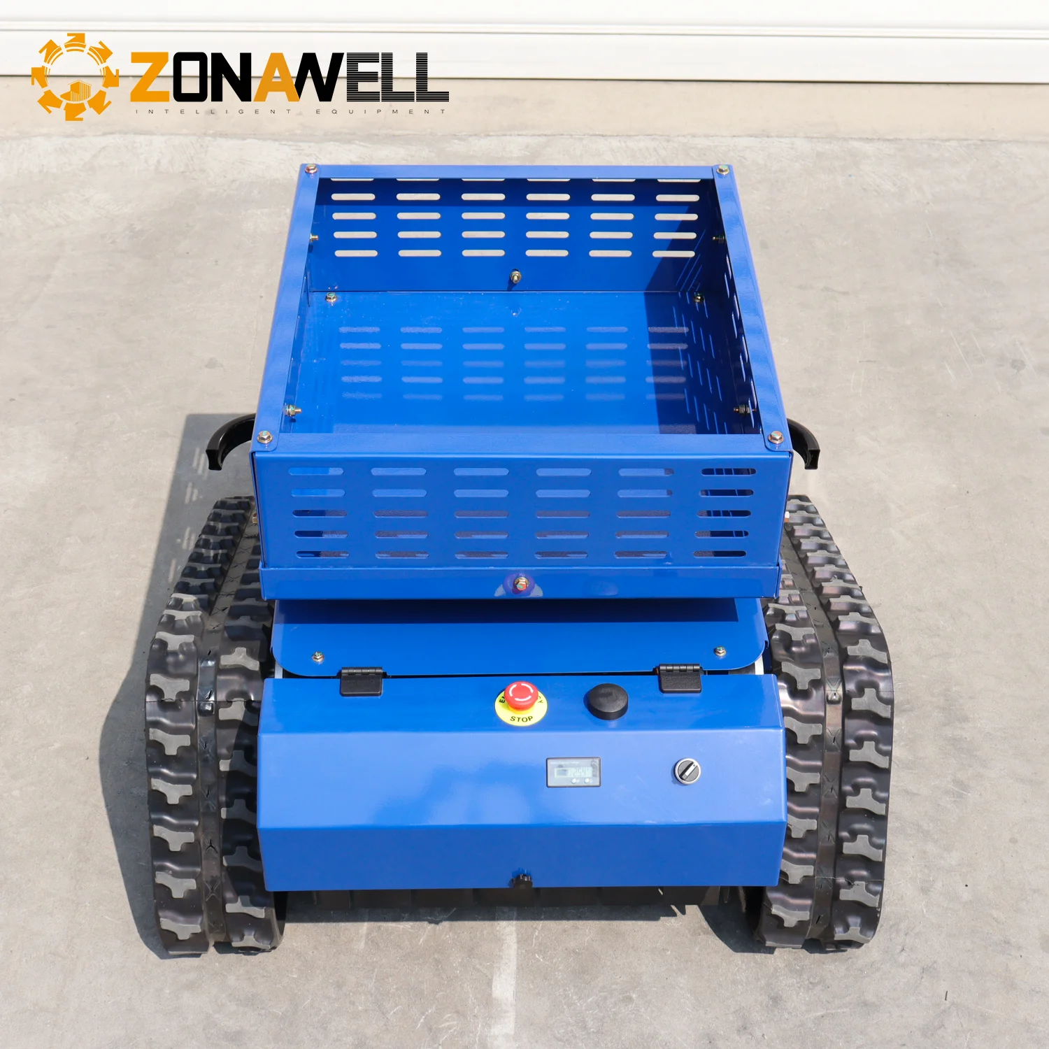 

High Efficiency 1500㎡/h Mower 24V Stable Power Iron Storage Rack Customizable For Large Area Landscaping