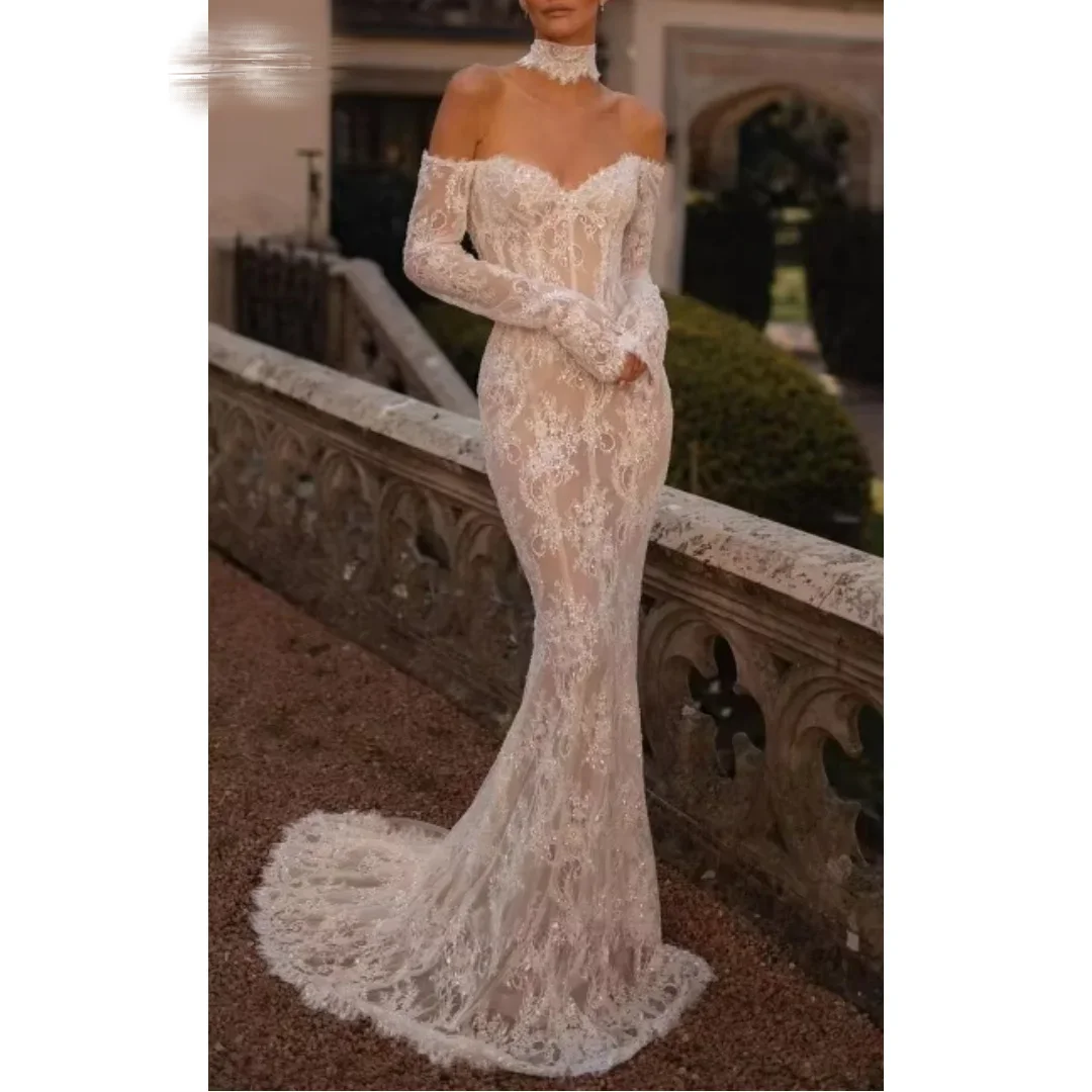 

Woman Elegant Lady Dress Wedding Mermaid Ball Gowns Women's Prom Women Elegant Party Dresses Customized