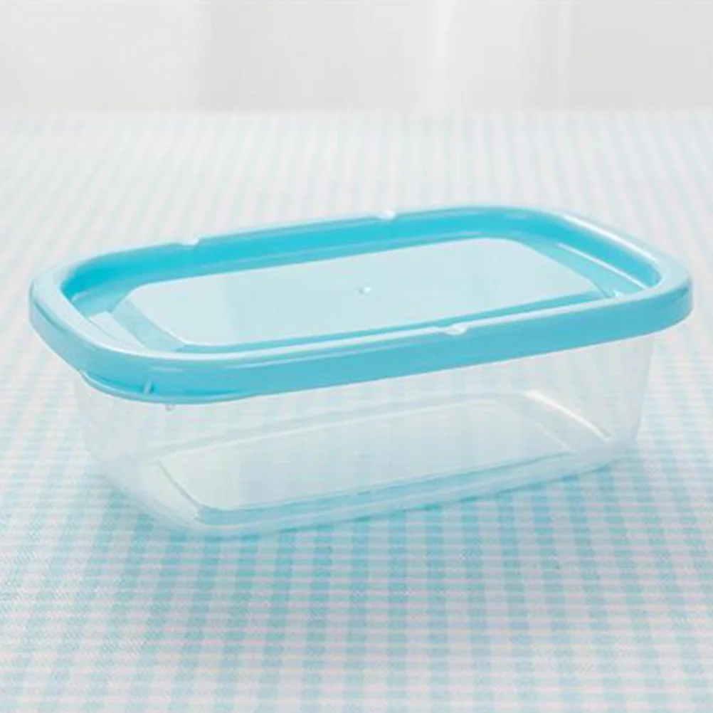 

4pcs Small Lunch Boxes High Quality Food Grade Plastic Reusable Freezer Microwave Safe Stackable Sealed Lid Airtight Containers