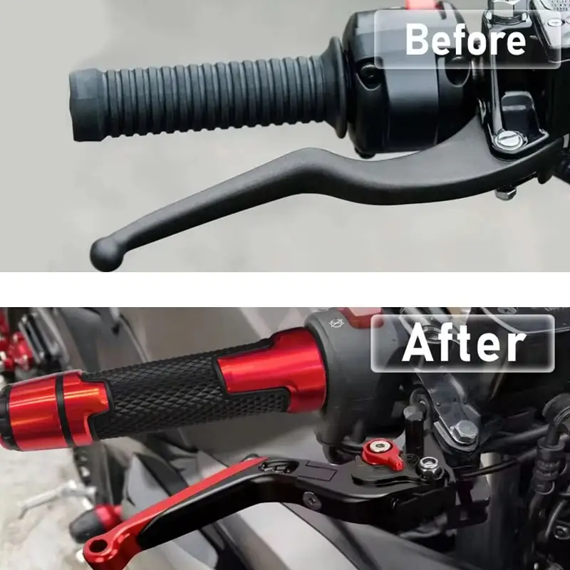 KTM 690 エンデューロ 2007-2010 690 エンデューロ R 2009-2013 950 スーパーエンデューロ/R 2006-2009 調整可能なブレーキクラッチレバーハンドバーグリップ