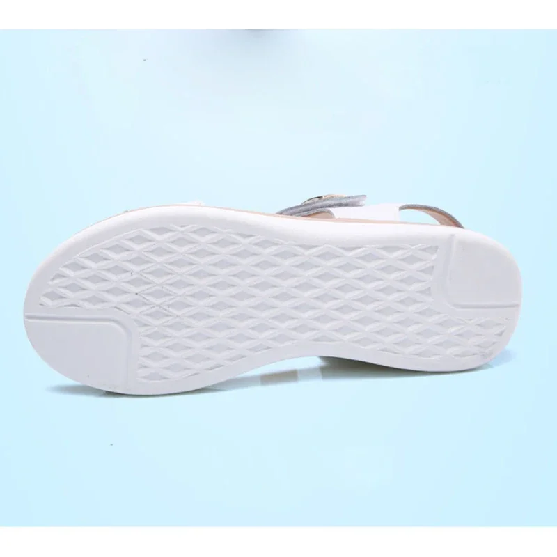 SNURULAN Summer women Platform flat sandals shoes women platform sandalias shoes ladies white wedge sandals shoes flipflopsE393