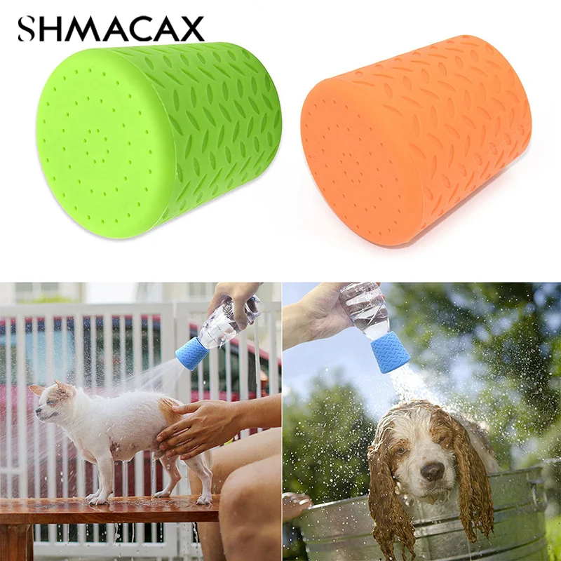 Pet Dog Shower Silicone Pet Shower Head Outdoor Cat Dogs Shower Cleaning Supplies Portable Pets Shower Pet Cleaning Supplies