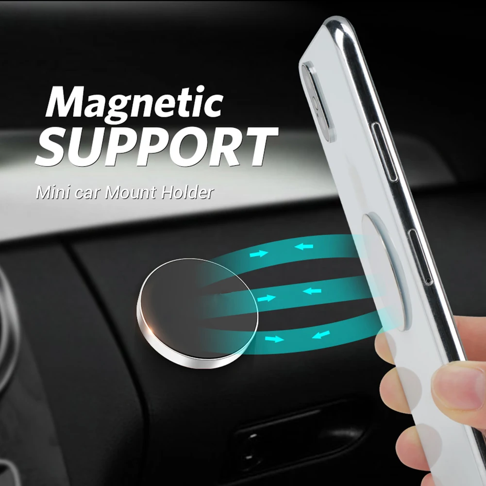 Free Place Magnetic Suction Phone Holder Stable Adjustables Car Navigation Holder Car Auto Supplies