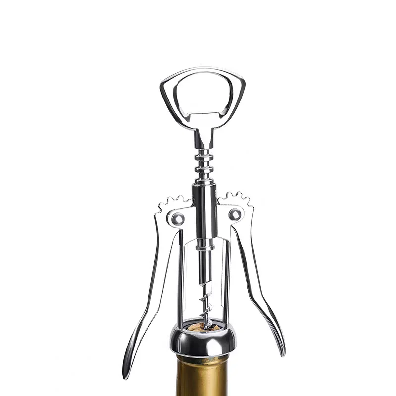 

1pcs Wine Beer Bottle Opener Corkscrew Waiter Metal Wine Corkscrew Bottle Handle Opener Corkscrews