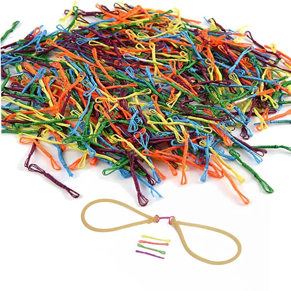 Rubber Bands for Fishing Darts, Fishing Dart Strings, Slingshot Leather Bands, Wear-Resistant Braided Tension Rope, 50 PCs