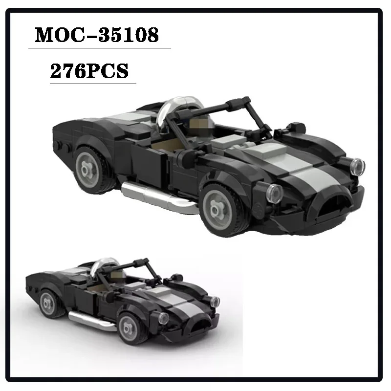 

Small Particle Building Block MOC-35108 Compatible with Car Model Puzzle 276PCS Puzzle Education Birthday Christmas Toy Gift