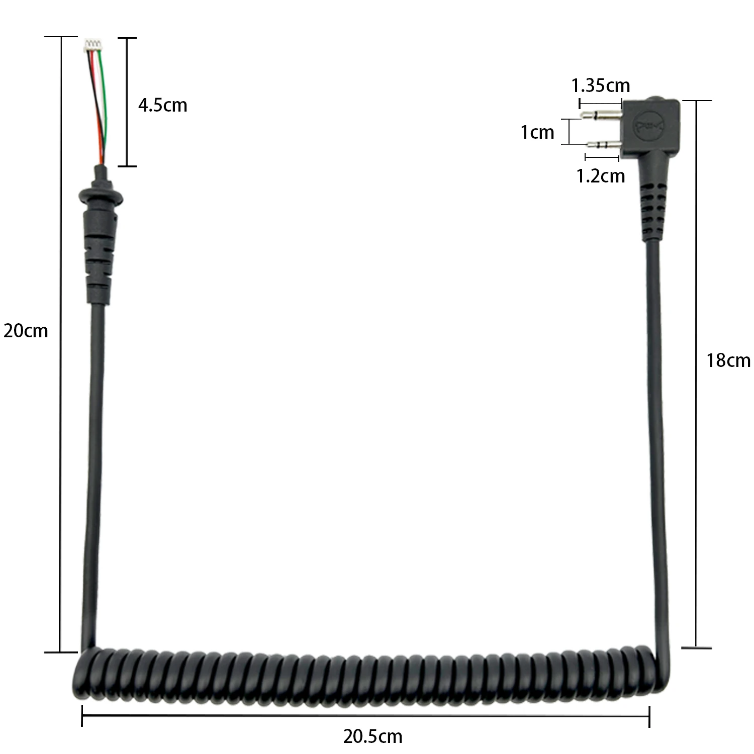 Microphone  Cable For IC-F3001 F4001 F4022 IC-V80 IC-F3 IC-F4 Speaker Two Way Radio