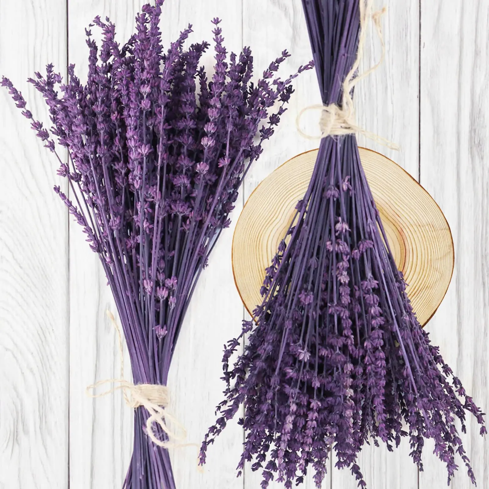 200pcs Dried Lavender Preserved Flower Bundle,Natural Dried Lavender Bouquet for Crafts DIY Material, Shower, Weeding Home Decor