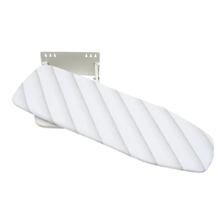 

Wall-Mounted Ironing Board 37x7.5 Foldable Iron Board - Max Load 33.07 lbs, 180° Swive, Up-and-Down Folding Storage for Homes La