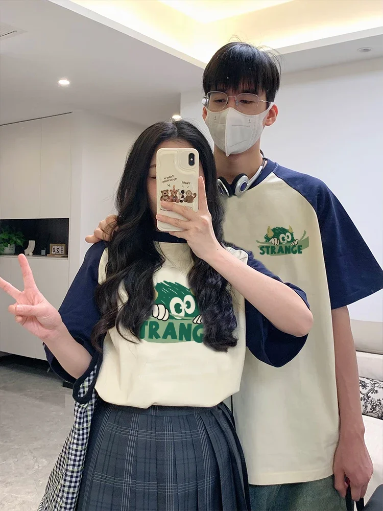 

2024 Lovers Couple T Women Men Newest Valentines Gift Printing Mr Mrs Couple Summer Matching Clothes for Lovershirt 골프 반팔티