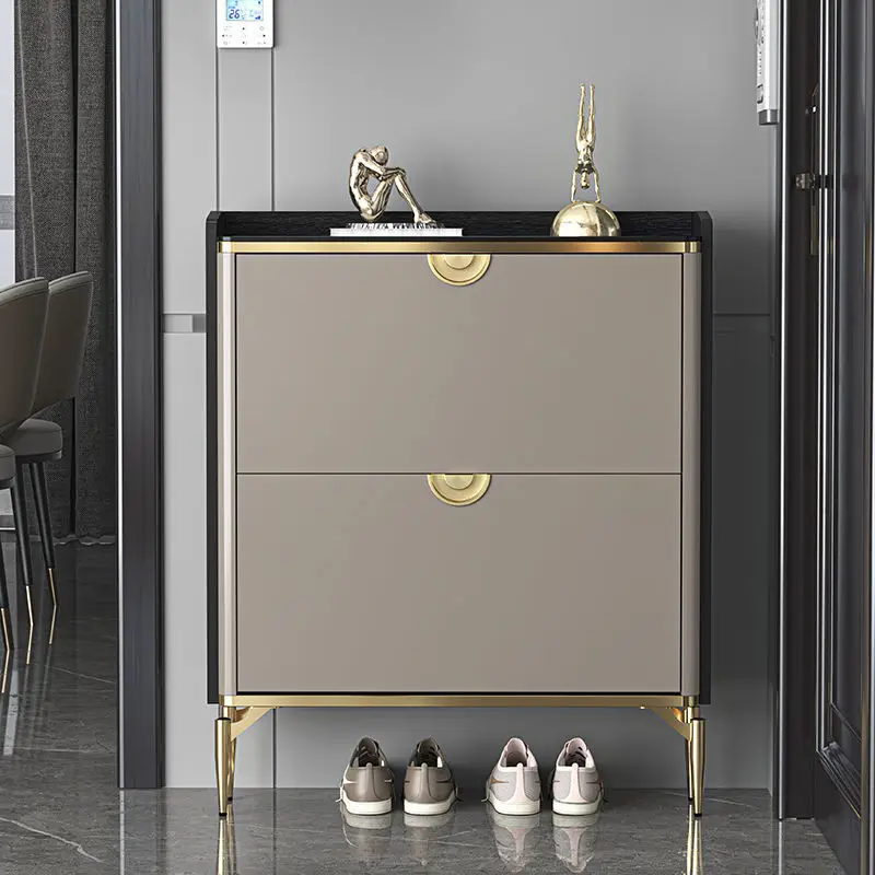 

Итальянский светлый роскошный новый популярный входной ультратонкий шкаф для хранения вещей