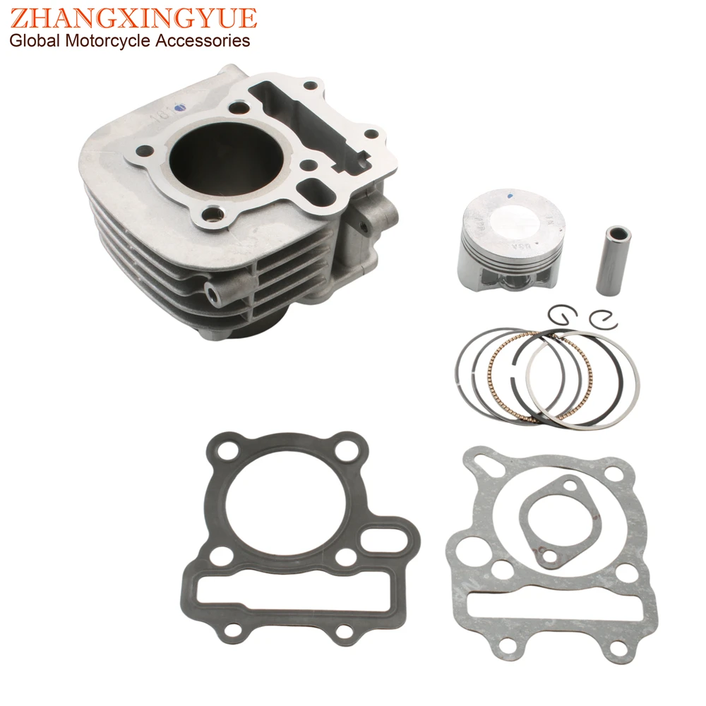 Motorcycle 52.4mm Cylinder Kit For SYM VF125 E4 Sport Rider 125i 12100-U3A-000 13101-U3A-000 13010-ADB-000