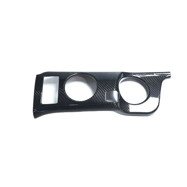 

Suitable for 23-24 Nissan 400Z true carbon fiber central control water cup holder panel decorative cover automotive interior par