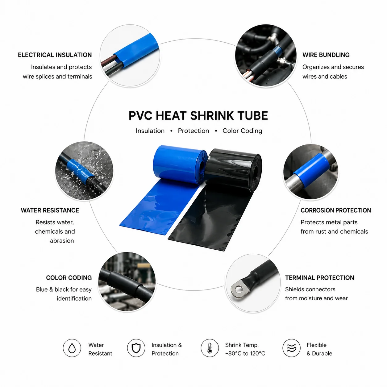tubo-termoencolhivel-de-pvc-de-alta-retracao-largura-de-320-500mm-para-fiacao-automotiva-e-isolamento-eletrico
