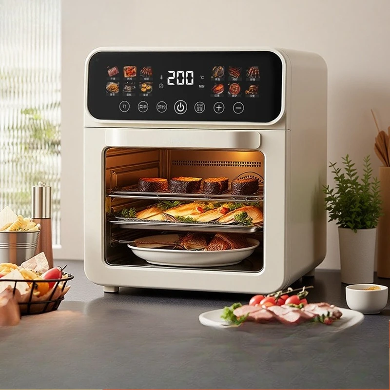 Electric Oven Baking Expert: Multifunctional Combination Oven with Viewing Window and Microwave