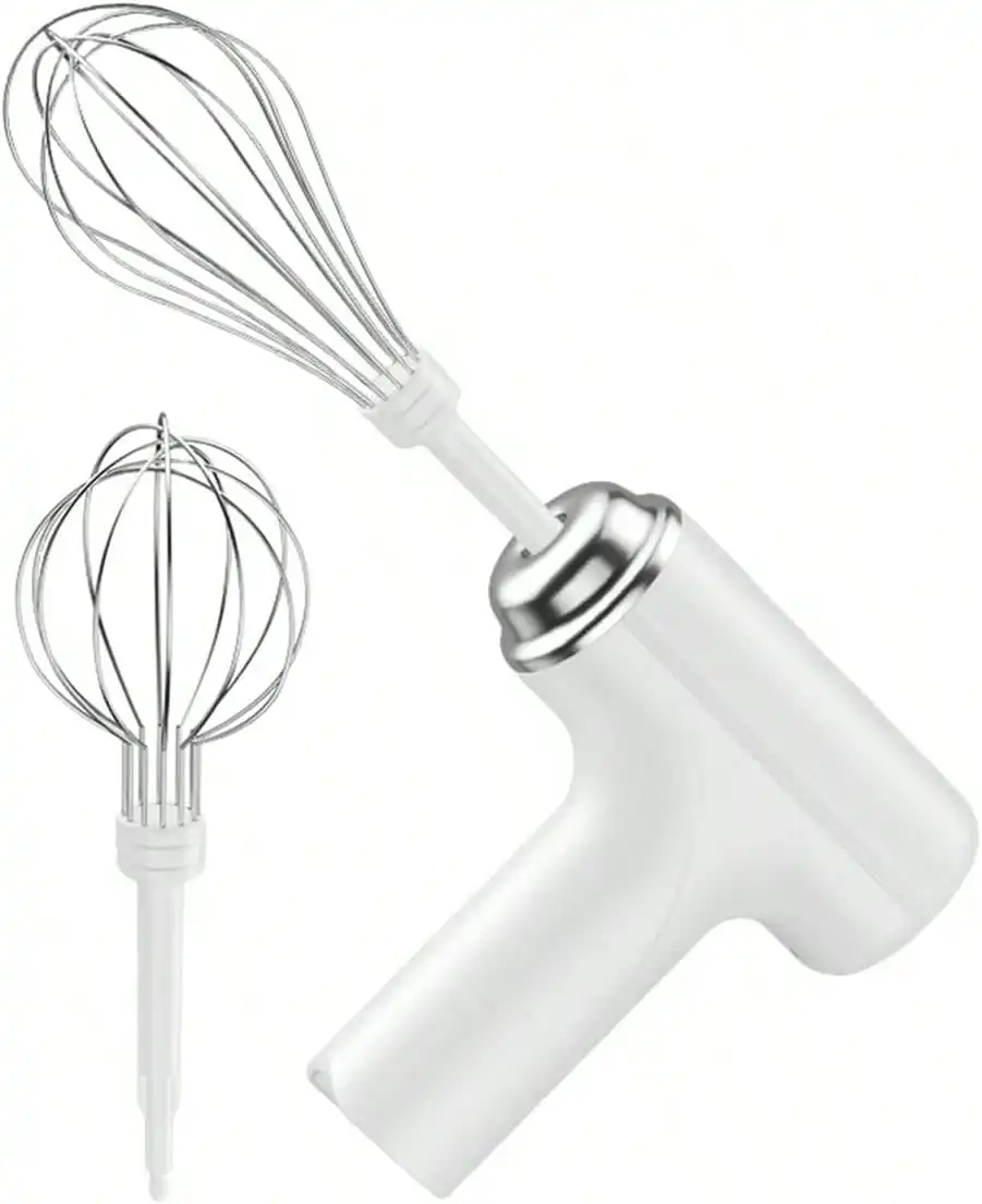 Electric Egg Beater, Hand Mixer Handheld Egg Whisk, Cordless Electric Kitchen Handheld Mixer 3 Speed Food Mixer For Cappuccino Matcha Matcha For Dough Eggs Batter Cream