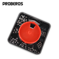 100Pcs 0.2-2.0g Open Bite Lead Sinkers Fishing Weights Split 7 Size Removable Carp Assortment with Box for Saltwater Freshwater
