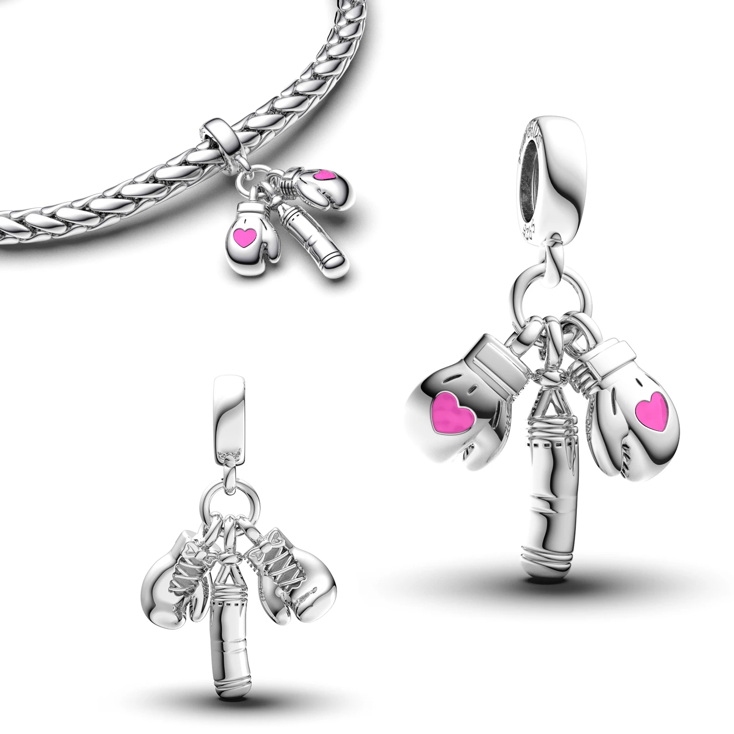 

Fashion Jewelry Charms Women's Jewelry Pendants Woman Silver 925 Trinket High Quality Fine Beads Bracelet Pendant Bracelets 925