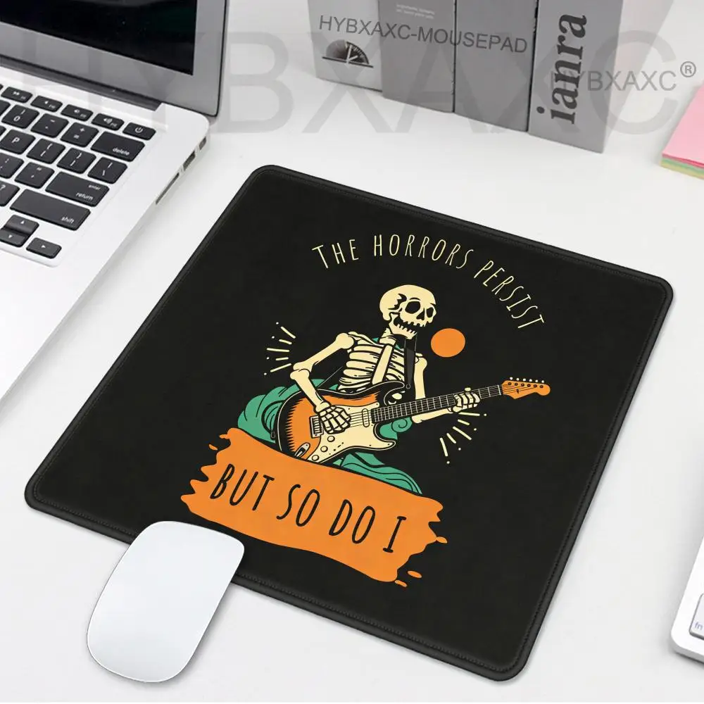 

HYBXAXC Funny Skeleton Small Mouse Pad Creepy Halloween Decor Desktop Computer Keyboard Wireless Boy Girl Gift for Play games