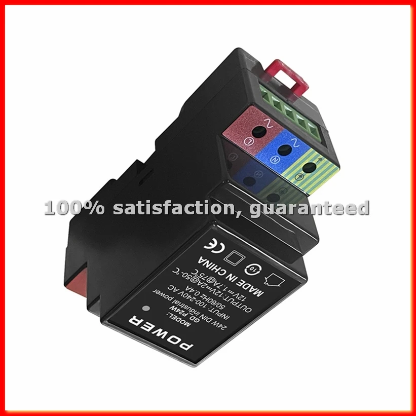 Промышленный блок питания POE PLUS DIN AC100-240V в DC 12V 24W, двухканальный преобразователь AC/DC для AP/камер - EFT