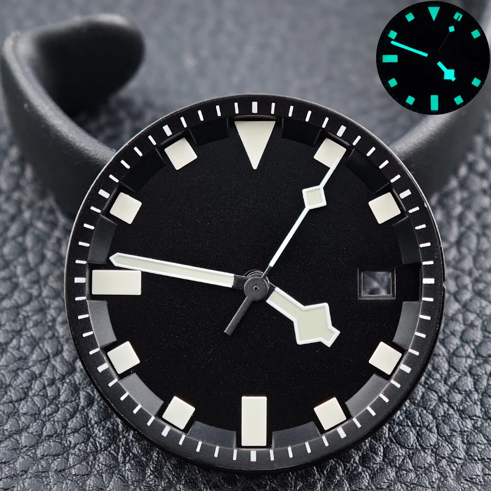 42.5 مللي متر حافظة جديدة تناسب M8215 حركة/القرص للرجال عالية الجودة حافظة فولاذية فضية ملحقات الساعة صندوق ساعة زجاج الياقوت