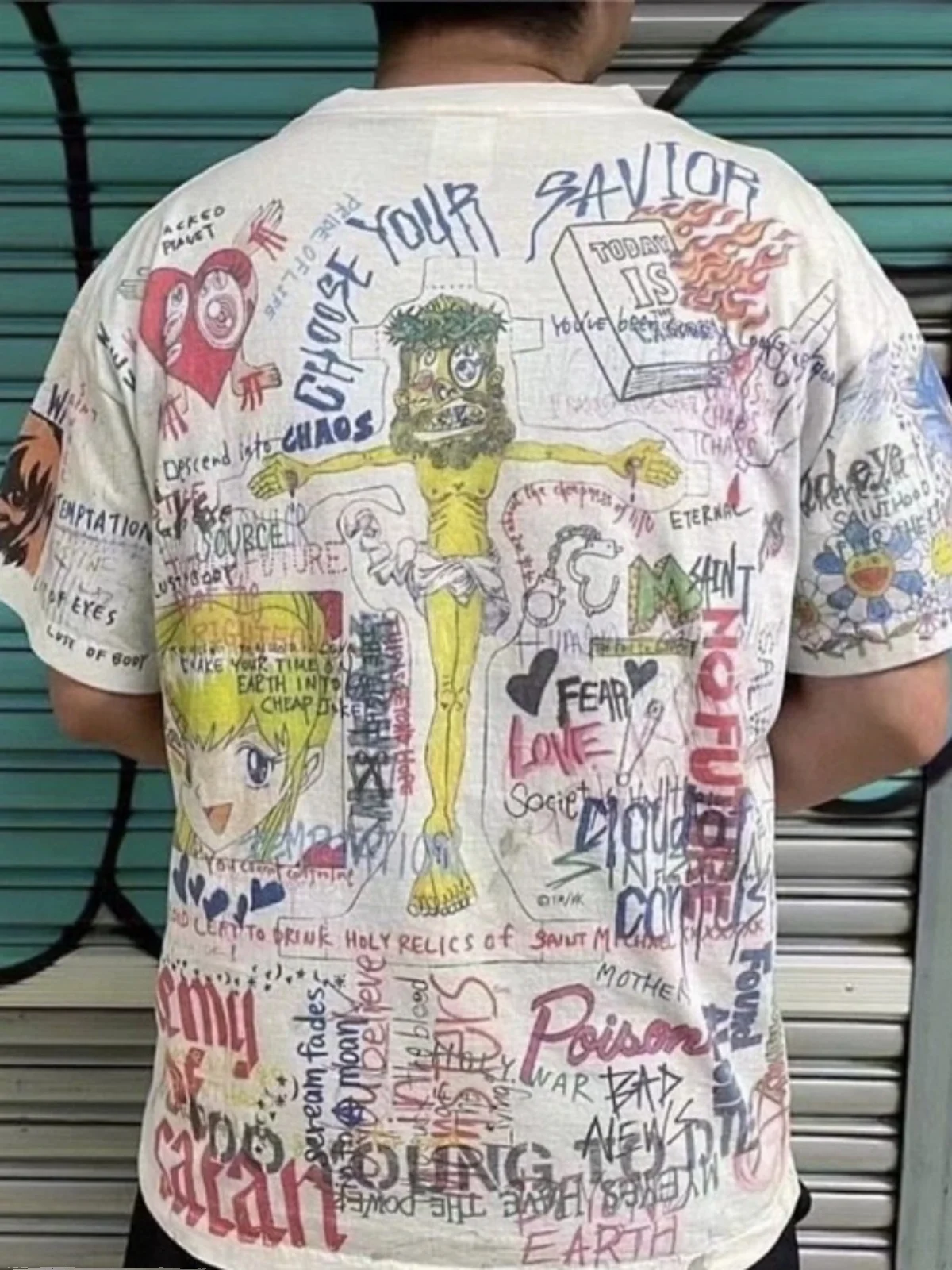 Waed fiti ort Sve T-irt Youth Summer Loose Fit round Ne Print Casual Top for Men are Favorite Brand