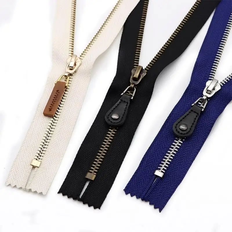 

Металлическая молния, полностью медная, выдвижная для сумки, свитера, головы, молния, шитье, материал «сделай сам», домашний текстиль, личная гигиена