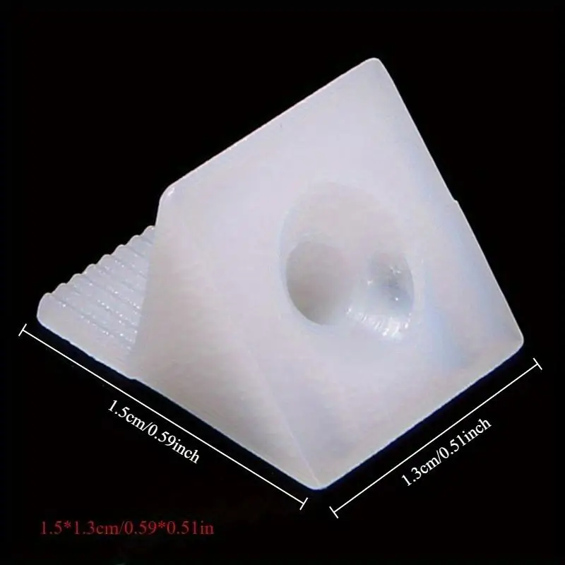 50Pack Furniture Chest Drawer Bottom Sagging Repair Fix Mend Wedges Corner Brackets Screw Kit