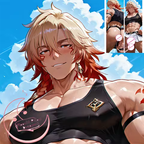 Male Character Mydei Dakimakura Cover - Custom Printed Anime Husband Pillow Strong man