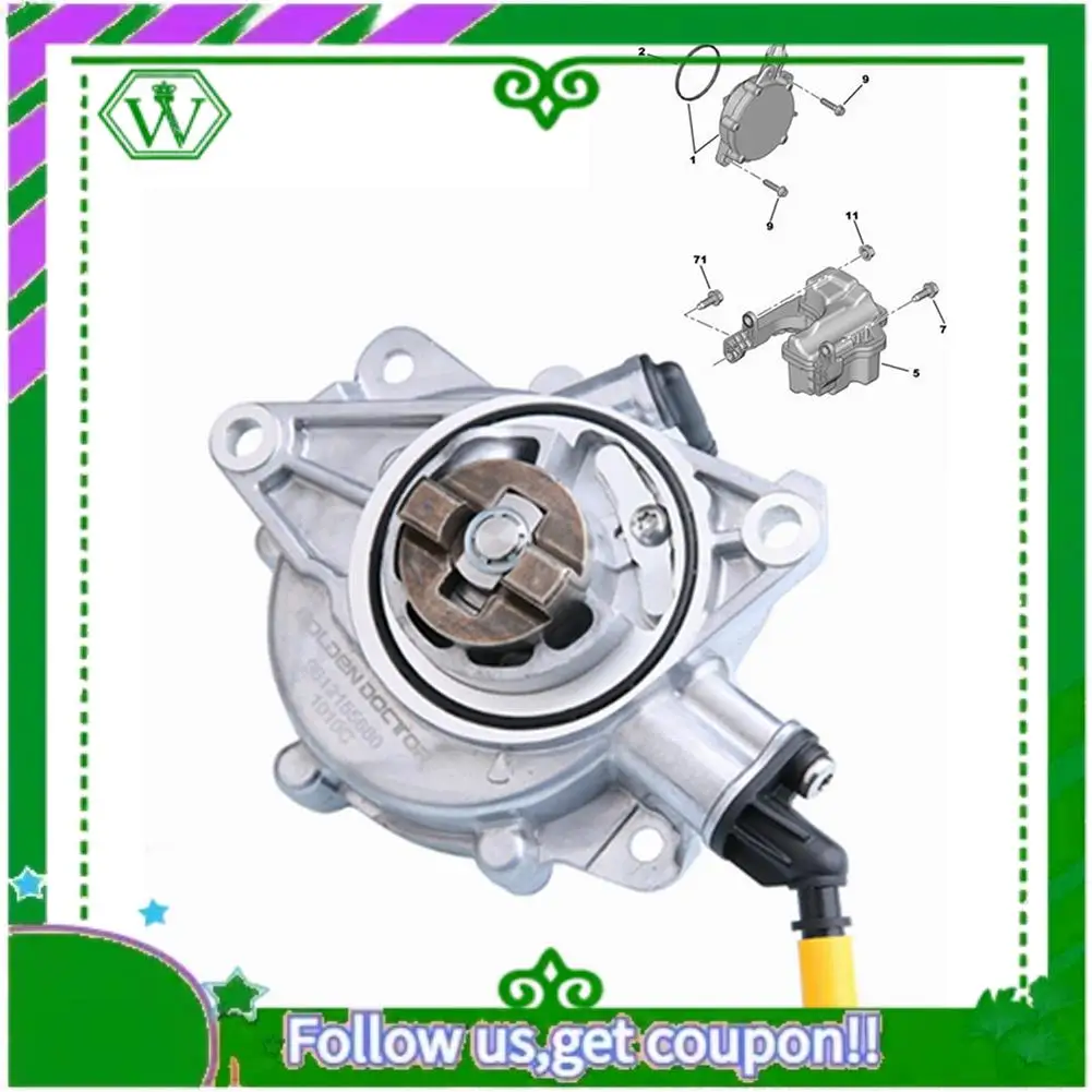 

AC34-456583 1667586424 701366060 456578 Brake Vacuum Pump Air Pump For 3008 308CC 508 Citroen C4L 1.6T