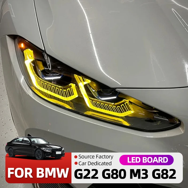 JIAYI для BMW G22 G80 M3 G82 M4 CSL 4 серии DRL RGBW Многоцветная светодиодная плата G23 G26 Дневные ходовые огни Lemo Stowing Tidying JIAYI для BMW G22 G80 M3 G82 M4 CSL 4 серии DRL RGBW Многоцветная светодиодная плата G23 G26 Дневные ходовые огни Lemo Stowing Tidying