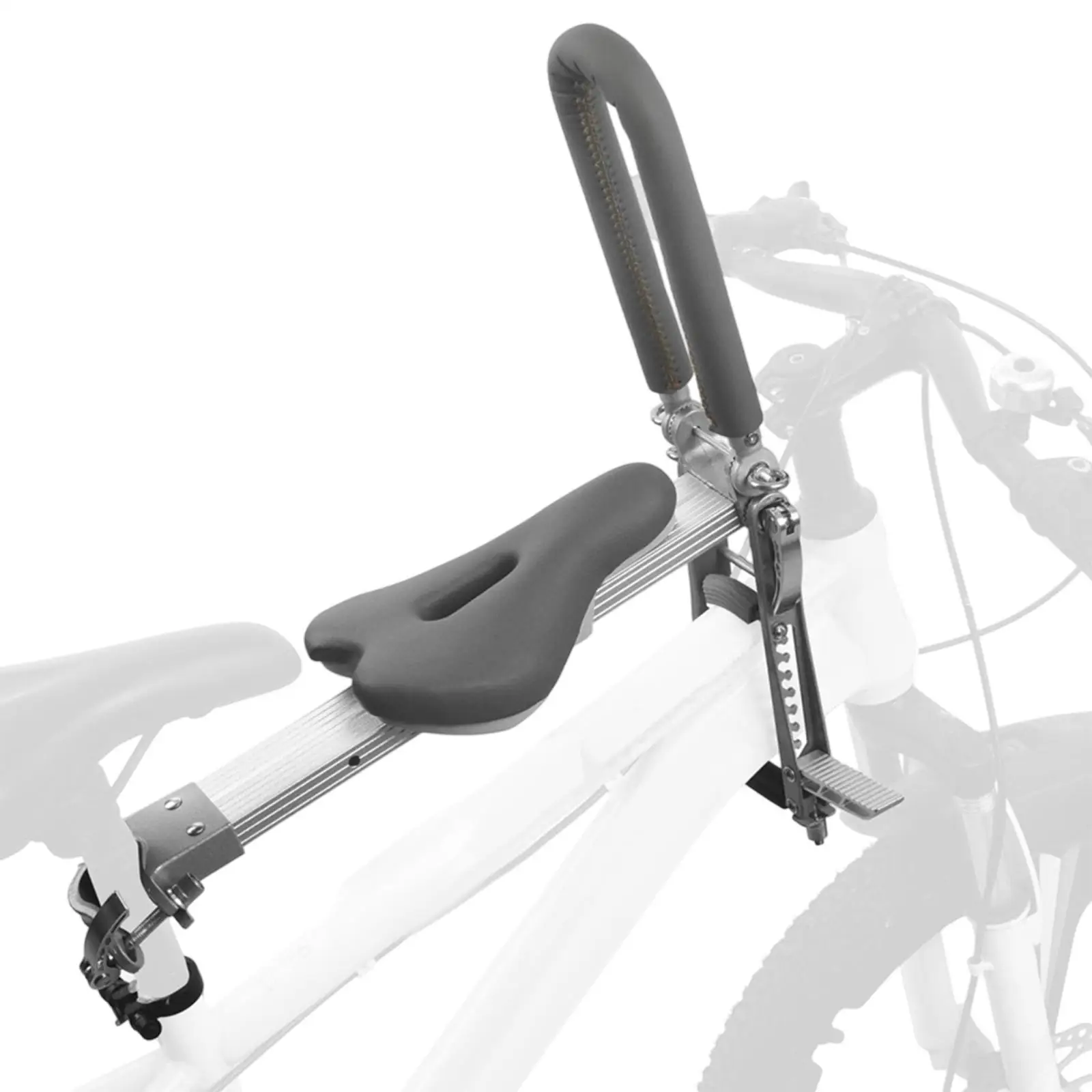 

Kids Bike Seat Front Mount Easy Installation Aluminum Alloy for Folding Bike