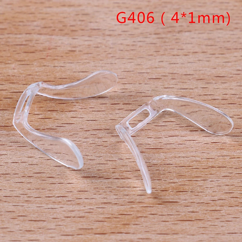Multi Style Silicone Anti-Slip Nose Pads Eyeglass Sunglasses Stick On Pad Eye Glasses 2 Pcs U Shape
