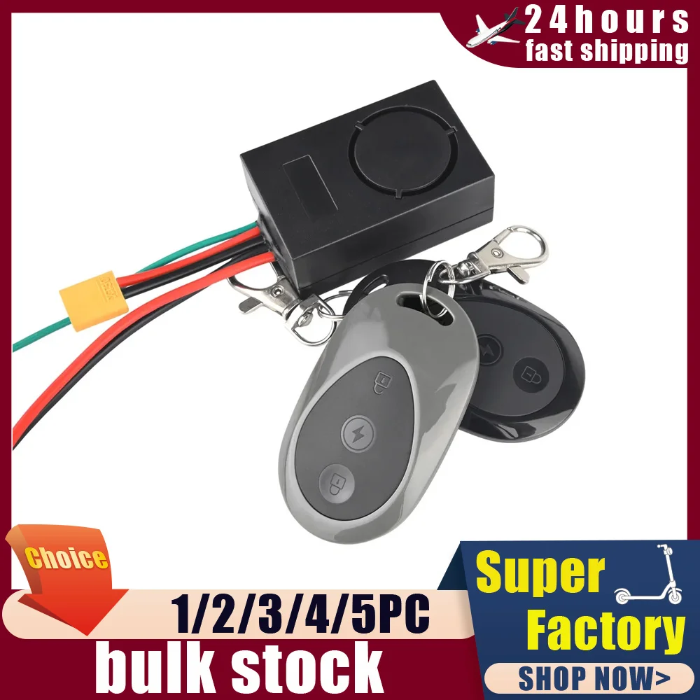 36-55V Electric Scooter Smart Alarm Anti-Theft Lock Waterproof Dustproof Remote Control Lock For Xiaomi M365 1s Pro Pro2 for Max
