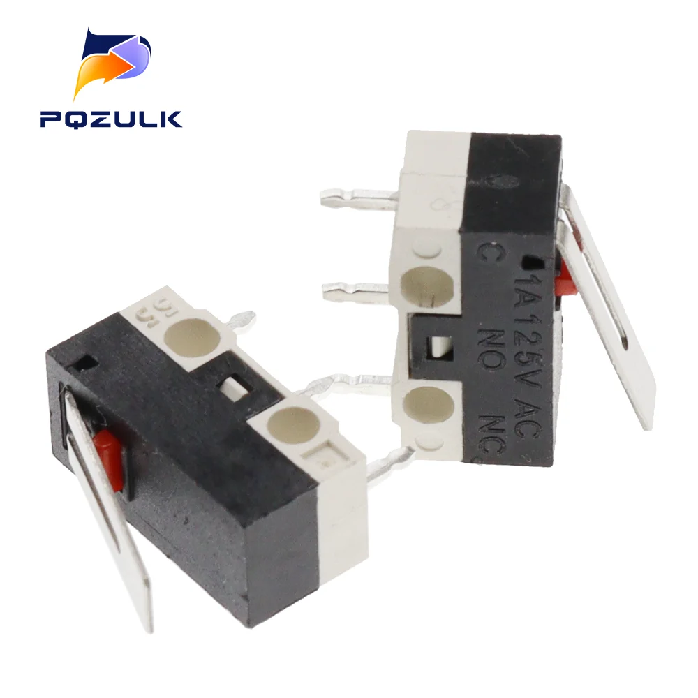 20PCS AC 125V 1A SPDT 1NO 1NC Momentary Long Hinge Lever Micro Switch