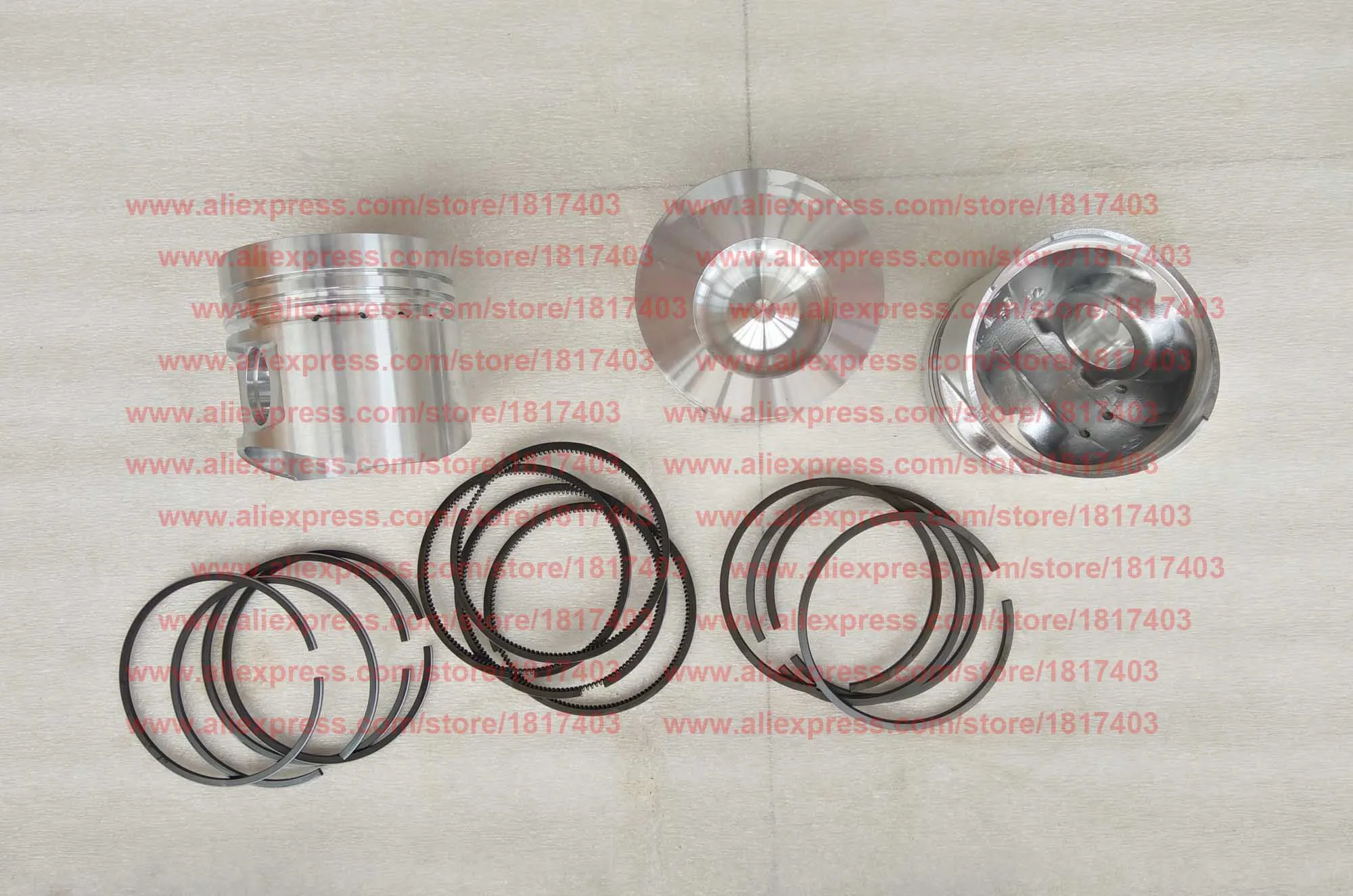 Piston + piston ring, YITUO YTO Yangdong YD engine parts, YND485Q (direct injection), Y385 (direct injection), YD4KJQ, YD4KJO