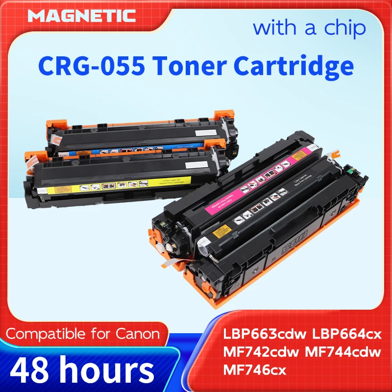 CRG-055 CRG055 CRG-055H Toner Cartridge (With chip) Compatible for Canon ImageCLASS MF746Cx MF742Cdw MF743Cdw LBP664Cdw LBP663